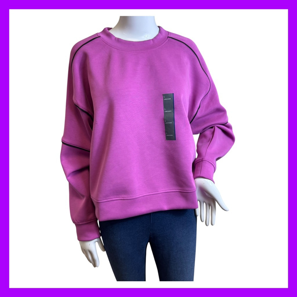 Women's All in Motion Purple Sweatshirt Size L